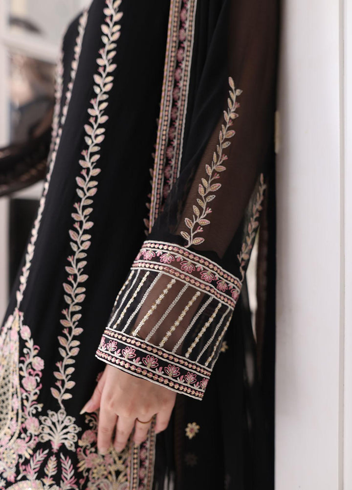Ella By Sahane Embroidered Chiffon Suits Unstitched 3 Piece SNE23EL SAH-1009 Charlotte - Formal Collection