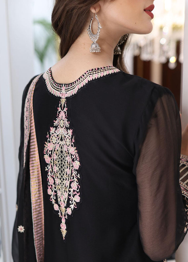 Ella By Sahane Embroidered Chiffon Suits Unstitched 3 Piece SNE23EL SAH-1009 Charlotte - Formal Collection