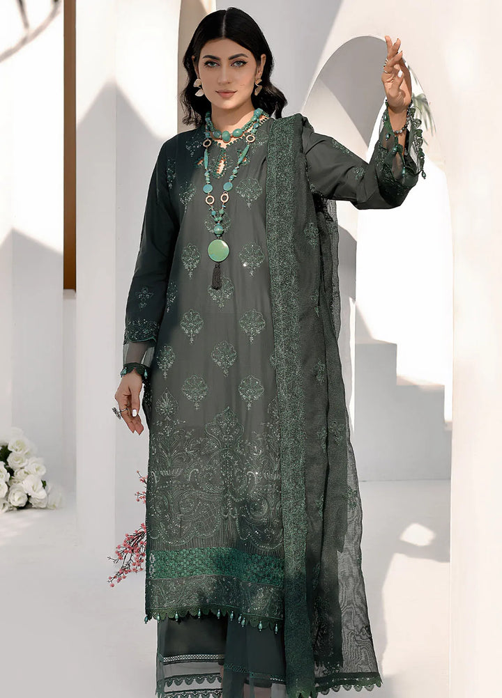 Elysia By Fiona Pret Embroidered Lawn 3 Piece Suit For Girls Opulence