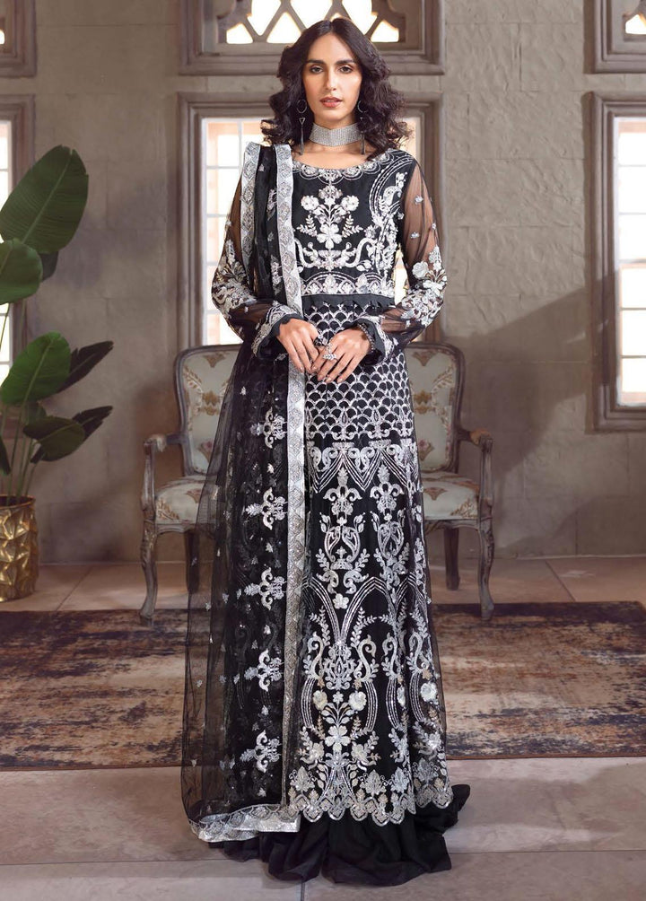 Le Festa By Emaan Adeel Embroidered Net Suits Unstitched 3 Piece EA23-P6 LF-705 - Premium Collection