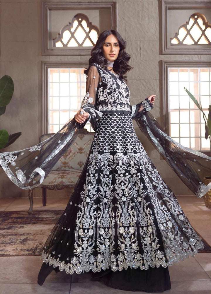 Le Festa By Emaan Adeel Embroidered Net Suits Unstitched 3 Piece EA23-P6 LF-705 - Premium Collection