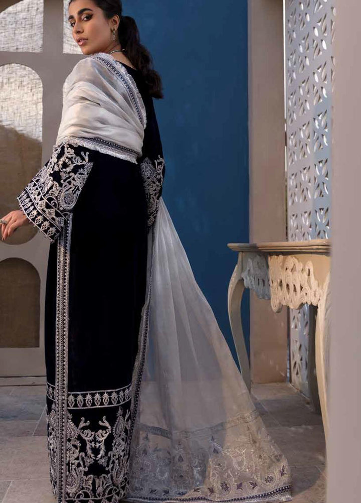 Emaan Adeel Embroidered Velvet Suits Unstitched 3 Piece EA21MM MK-06 - Winter Collection