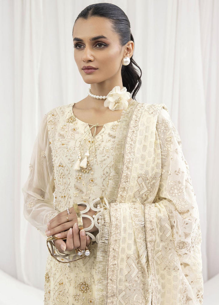 Emaan Adeel Embroidered Chiffon Suits Unstitched 3 Piece EA23OE AL-07 - Exclusive Collection