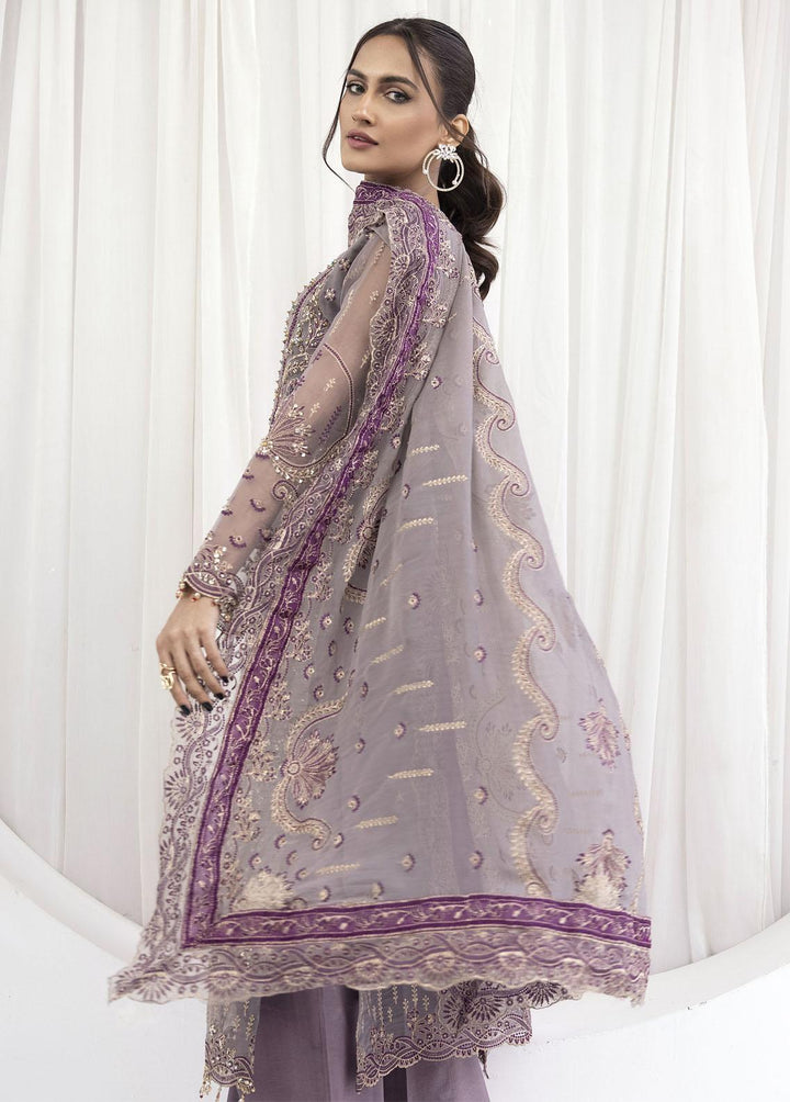 Emaan Adeel Embroidered Organza Suits Unstitched 3 Piece EA23OE AL-10 - Exclusive Collection