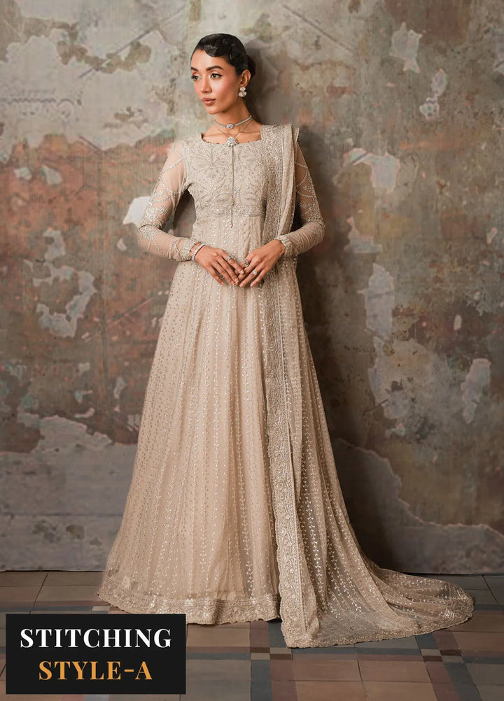 Emirah by Zarif Embroidered Net Suit Unstitched 3 Piece ZRF24E ZEF 02- Breeze - Formal Collection