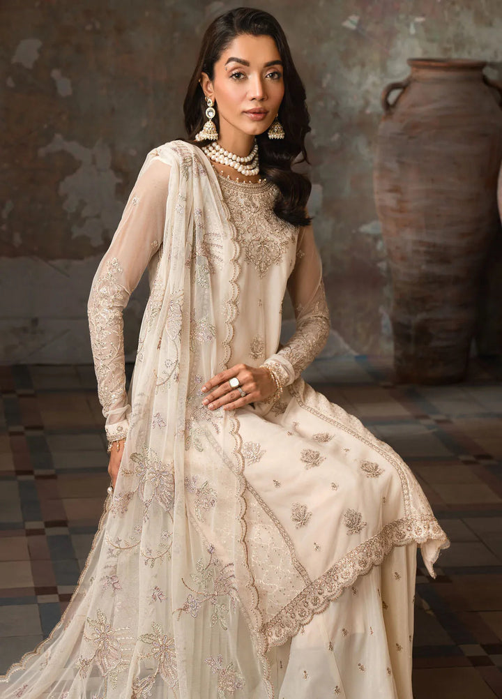 Emirah by Zarif Embroidered Net Suit Unstitched 3 Piece ZR25UF ZEF 06- Meera - Formal Collection