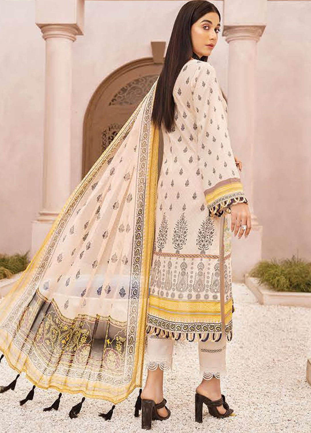 Emrose by LALA Textiles Digital Printed Lawn Suits Unstitched 3 Piece LT22EM IZEH LA-0033 - Summer Collection