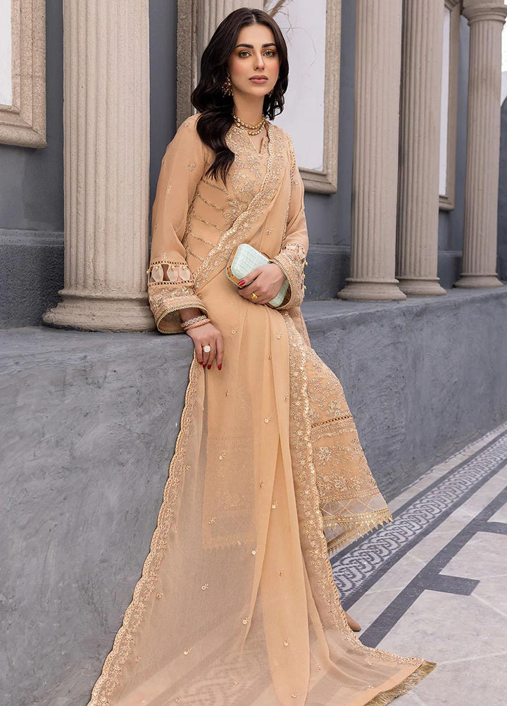 Ensembles By Azure Embroidered Chiffon Suits Unstitched 3 Piece AZU23EC Allure - Festive Collection