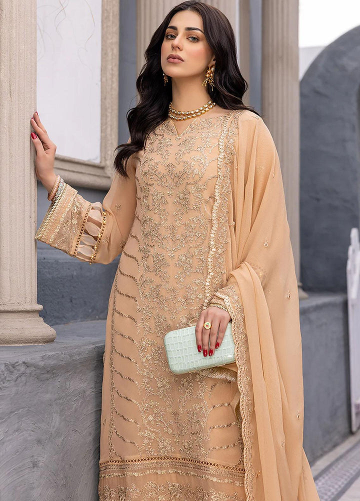 Ensembles By Azure Embroidered Chiffon Suits Unstitched 3 Piece AZU23EC Allure - Festive Collection