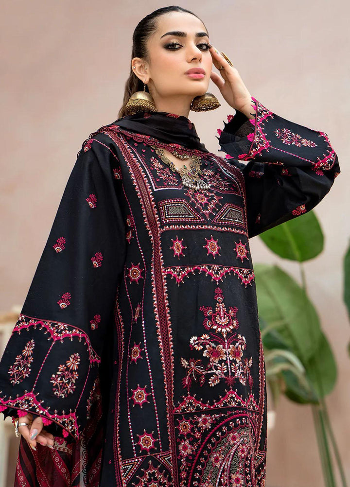 Esha Eshaal By Bin Ilyas Embroidered Lawn Suits Unstitched 3 Piece BI23EE 911-B - Summer Collection