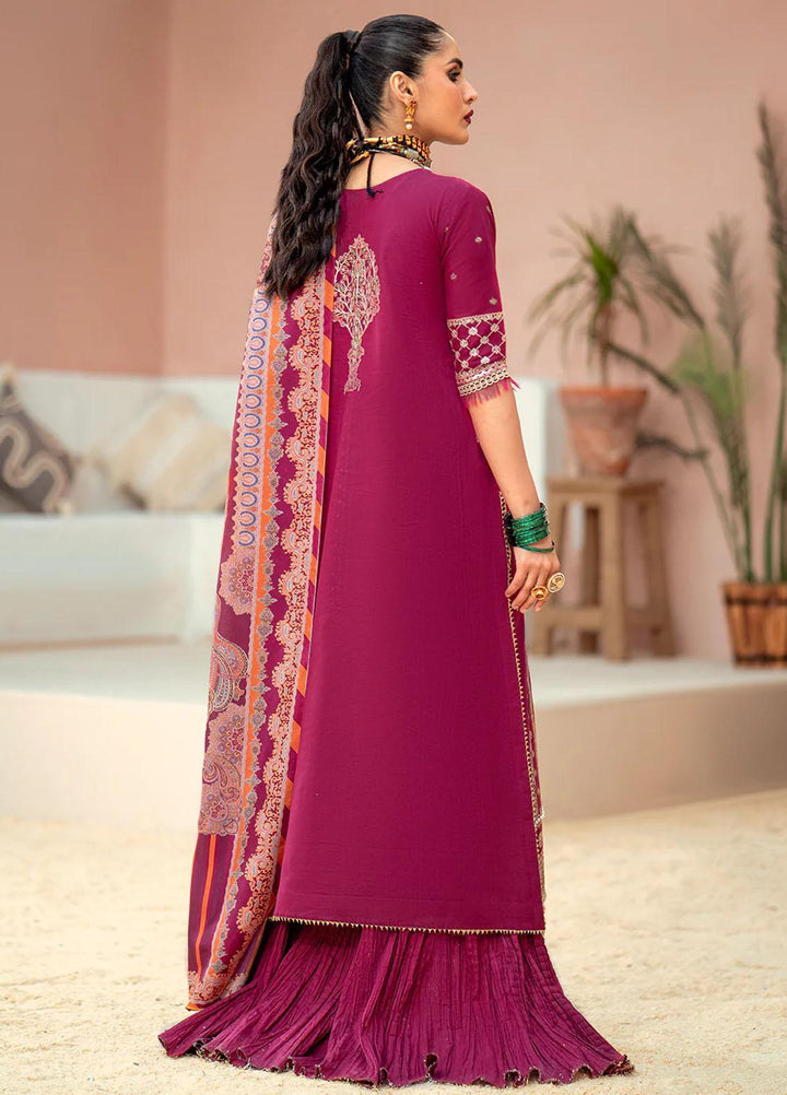 Esha Eshaal By Bin Ilyas Embroidered Lawn Suits Unstitched 3 Piece BI23EE 915-A - Summer Collection