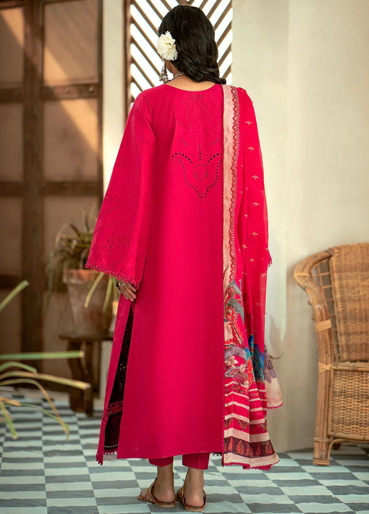 Esha Eshaal By Bin Ilyas Embroidered Lawn Suits Unstitched 3 Piece BI23EE 917-A - Summer Collection