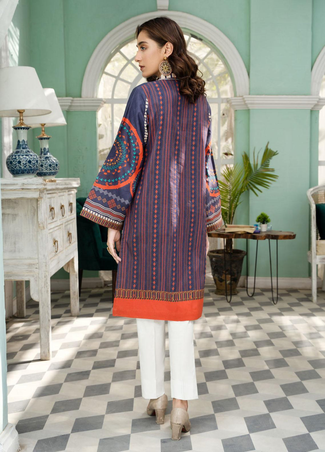 Esra Fashion Casual Pret Printed Lawn Kurtis ET-22-23