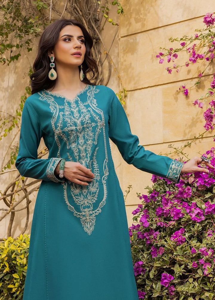 Essential By Asim Jofa Embroidered Cambric Unstitched Suit 2 Piece AJ23EE AJPE-34 - Eid Collection