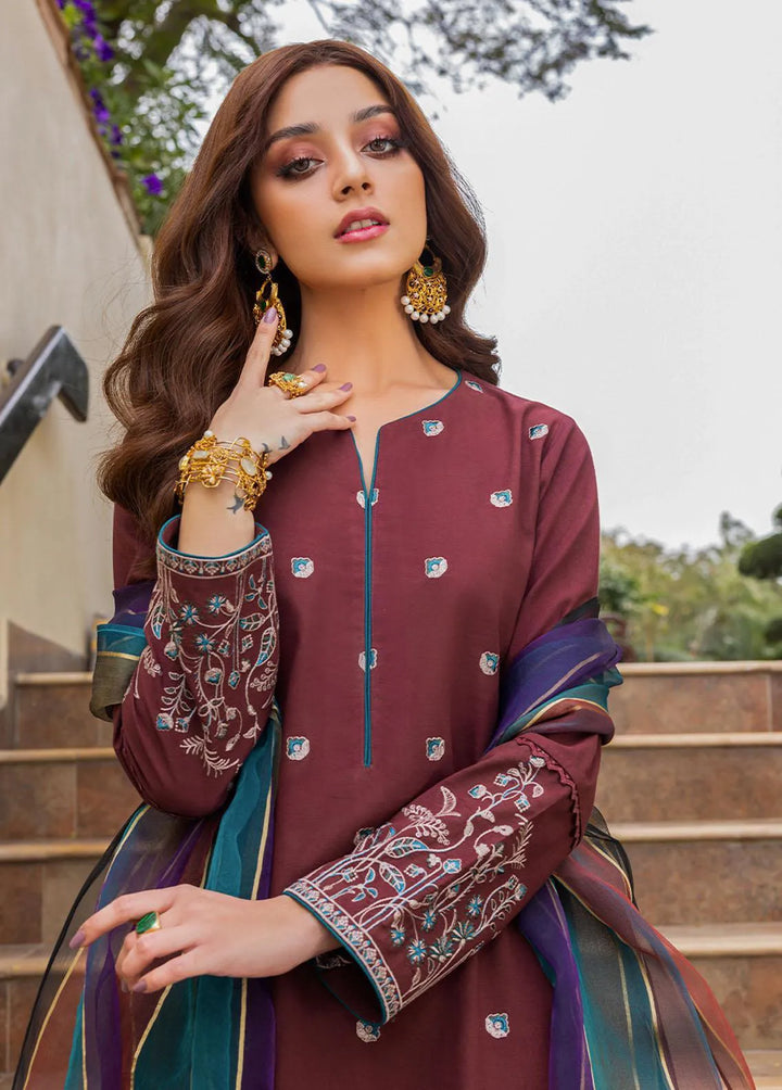 Essential By Asim Jofa Embroidered Cambric Unstitched Suit 2 Piece AJ23EE AJPE-35 - Eid Collection