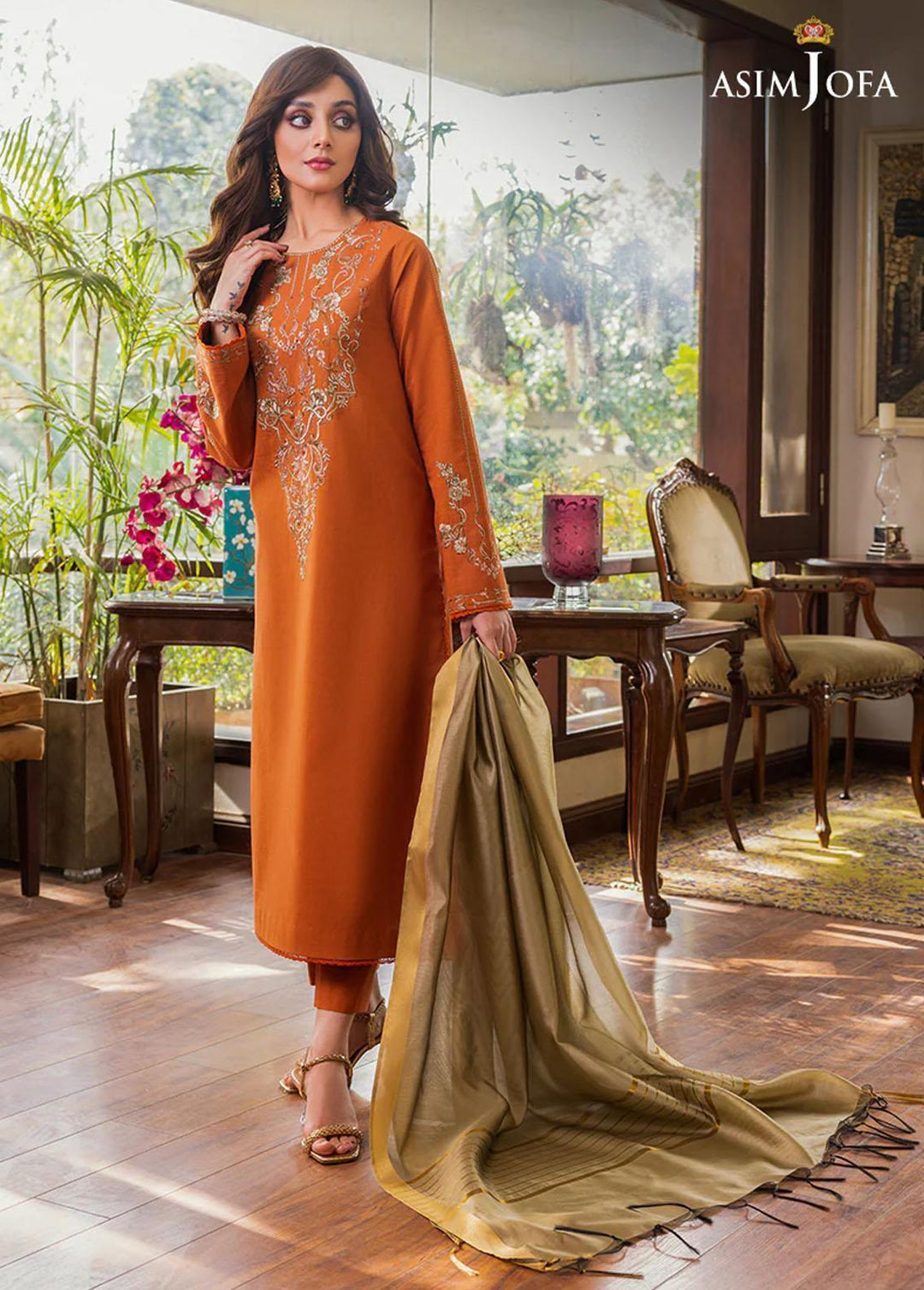 Asim Jofa Pret Formal Cambric 2 Piece Suit AJPE-33