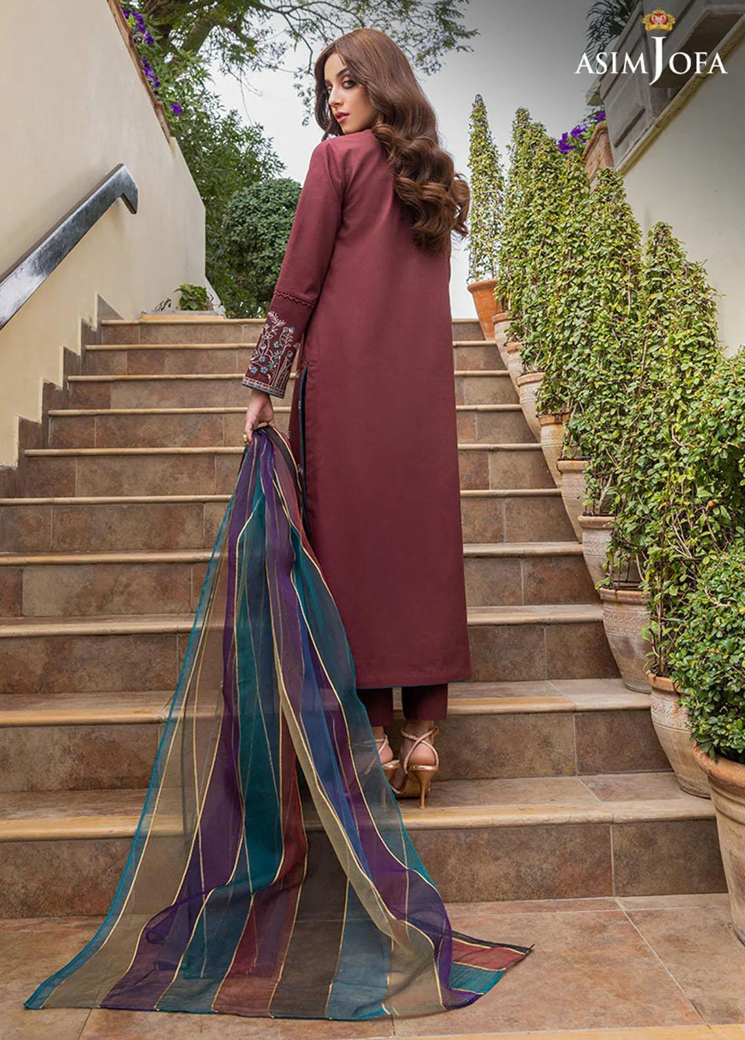 Asim Jofa Pret Formal Cambric 2 Piece Suit AJPE-35