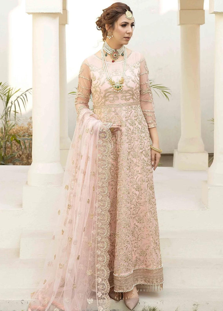 Esta Bonita By Imrozia Embroidered Chiffon Suits Unstitched 3 Piece IMP23EB M-16 Pale Bloom - Premium Collection