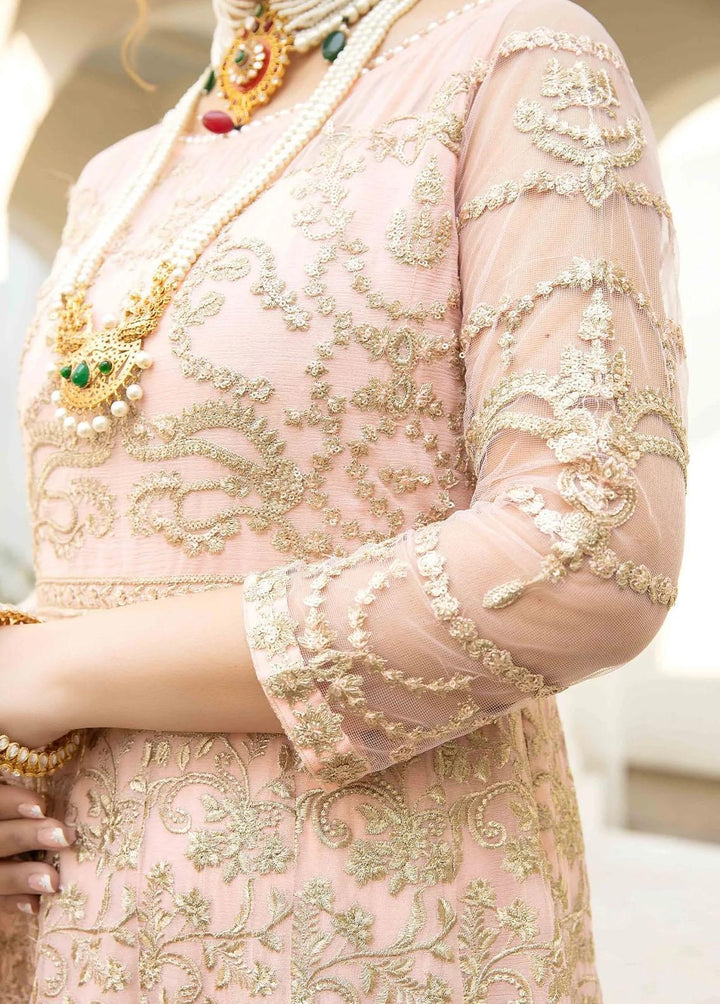Esta Bonita By Imrozia Embroidered Chiffon Suits Unstitched 3 Piece IMP23EB M-16 Pale Bloom - Premium Collection
