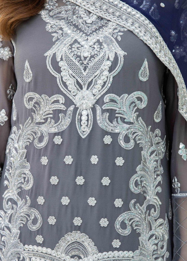Esta Bonita By Imrozia Embroidered Chiffon Suits Unstitched 3 Piece IMP23EB M-20 Insomnia - Premium Collection
