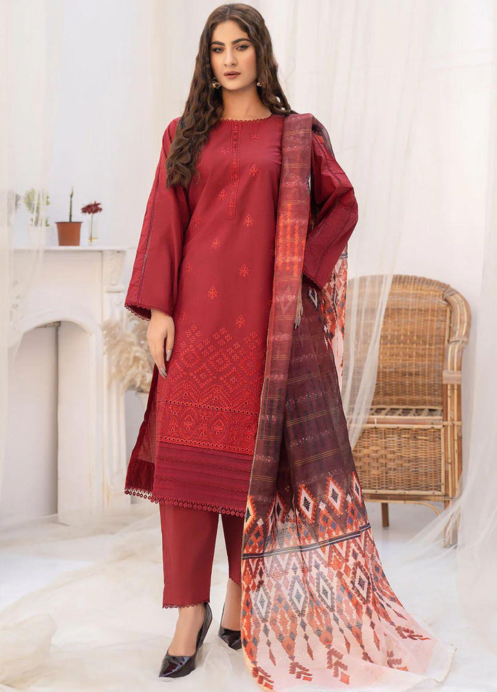 Etsy By Safwa Embroidered Lawn Suits Unstitched 3 Piece SW23E SEC-67 - Summer Collection