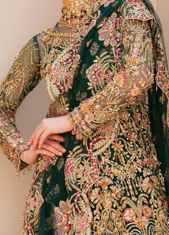 Evara By Elaf Embroidered Net Suits Unstitched 3 Piece EF23EV-2 EEW-04 MIRAGE - Wedding Collection