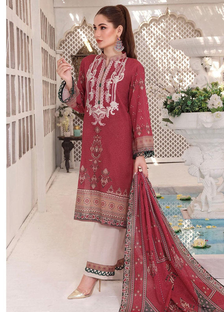 Faha By Khas Embroidered Lawn Suits Unstitched 3 Piece KHS23F KL-1795 - Summer Collection