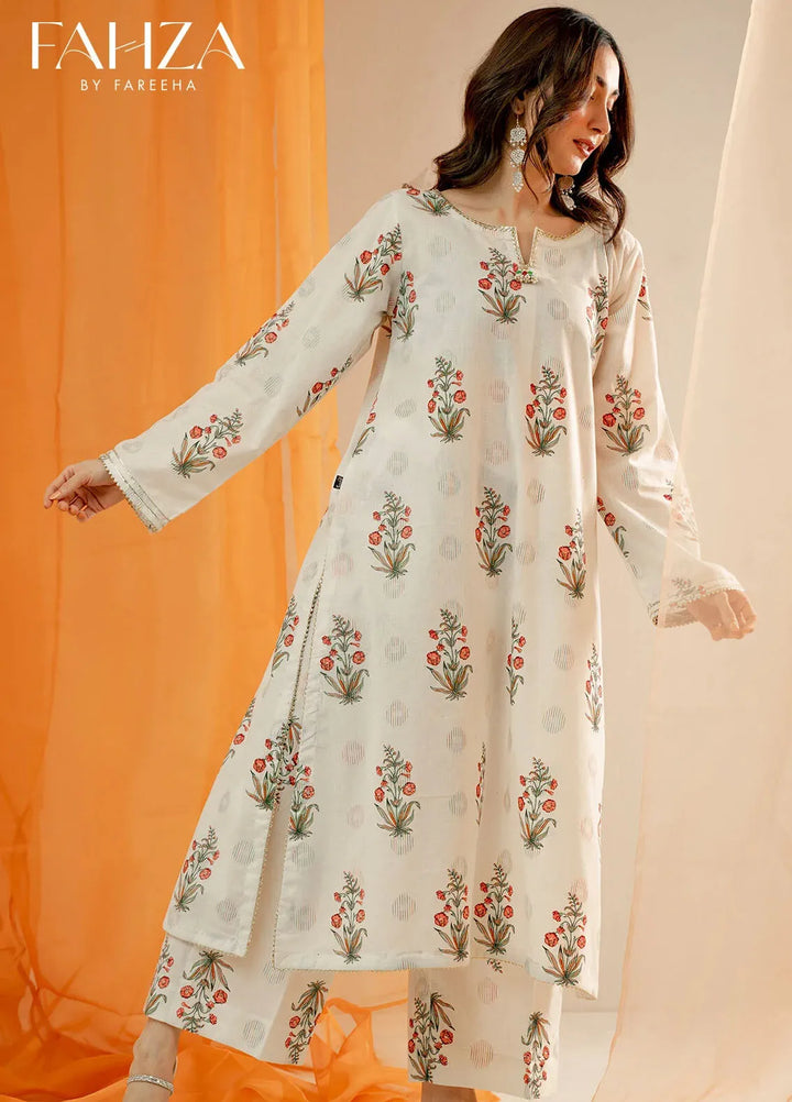 Fahza Pret Casual Lawn 2 Piece Suit Aria
