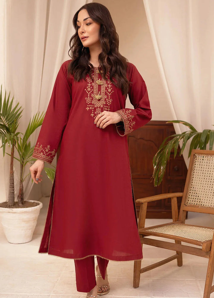Fahza Pret Embroidered 2 Piece Suit Celestia