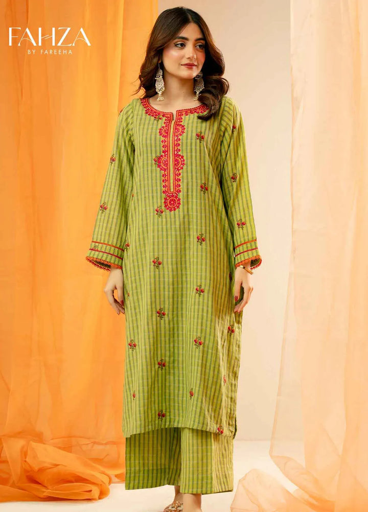 Fahza Pret Embroidered Cotton 2 Piece Suit Serena