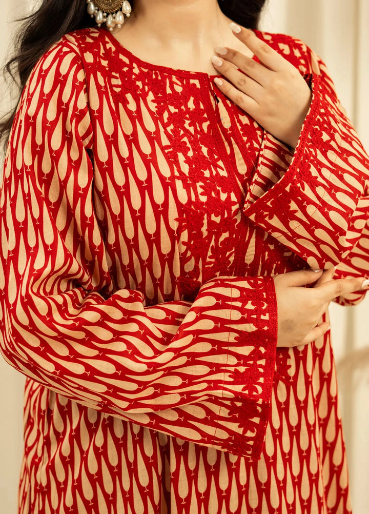 Fahza Pret Embroidered Lawn 2 Piece Suit Kashira