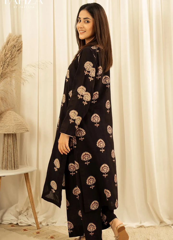 Fahza Pret Embroidered Lawn 2 Piece Suit Zari