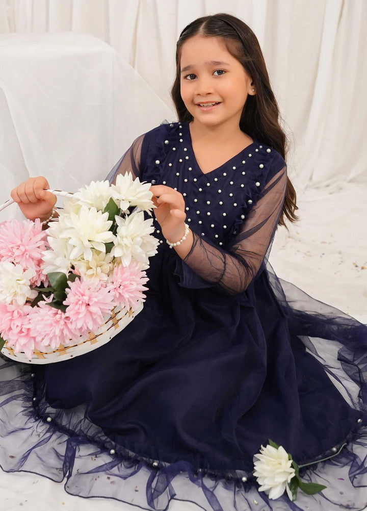 Modest Pret Fancy Net Frock Ivy