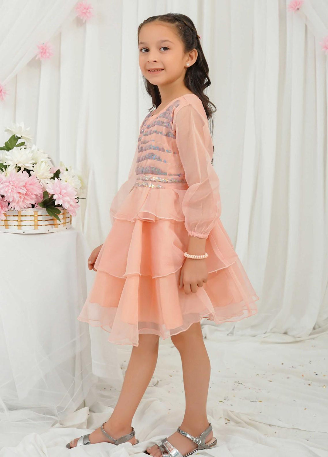 Modest Pret Fancy Organza Frock Lyla