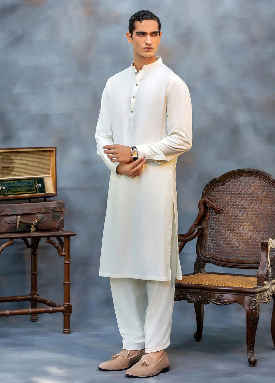 Fais Couture Fancy Mens Kameez Shalwar Kashan