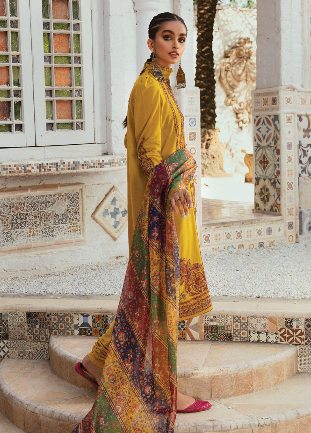 Faixa Faixal Premium by Ittehad Textiles Embroidered Khaddar Suits Unstitched 3 Piece IT21FXP D-04 KASHI - Winter Collection