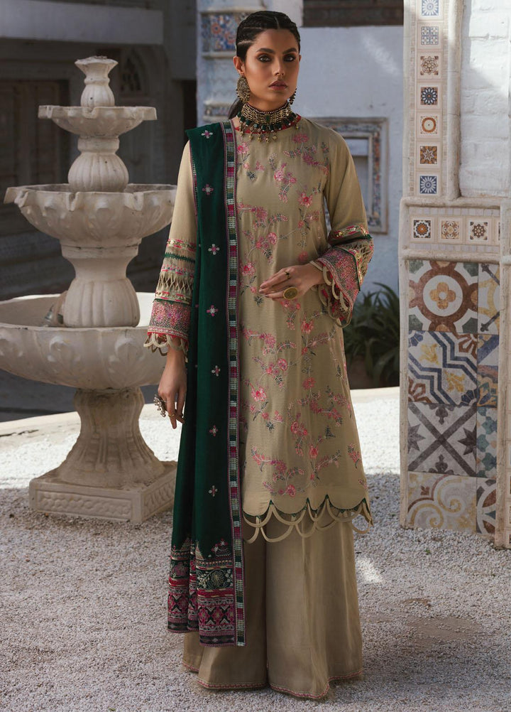Faixa Faixal Premium by Ittehad Textiles Embroidered Karandi Suits Unstitched 3 Piece IT21FXP D-08 GUL - Winter Collection
