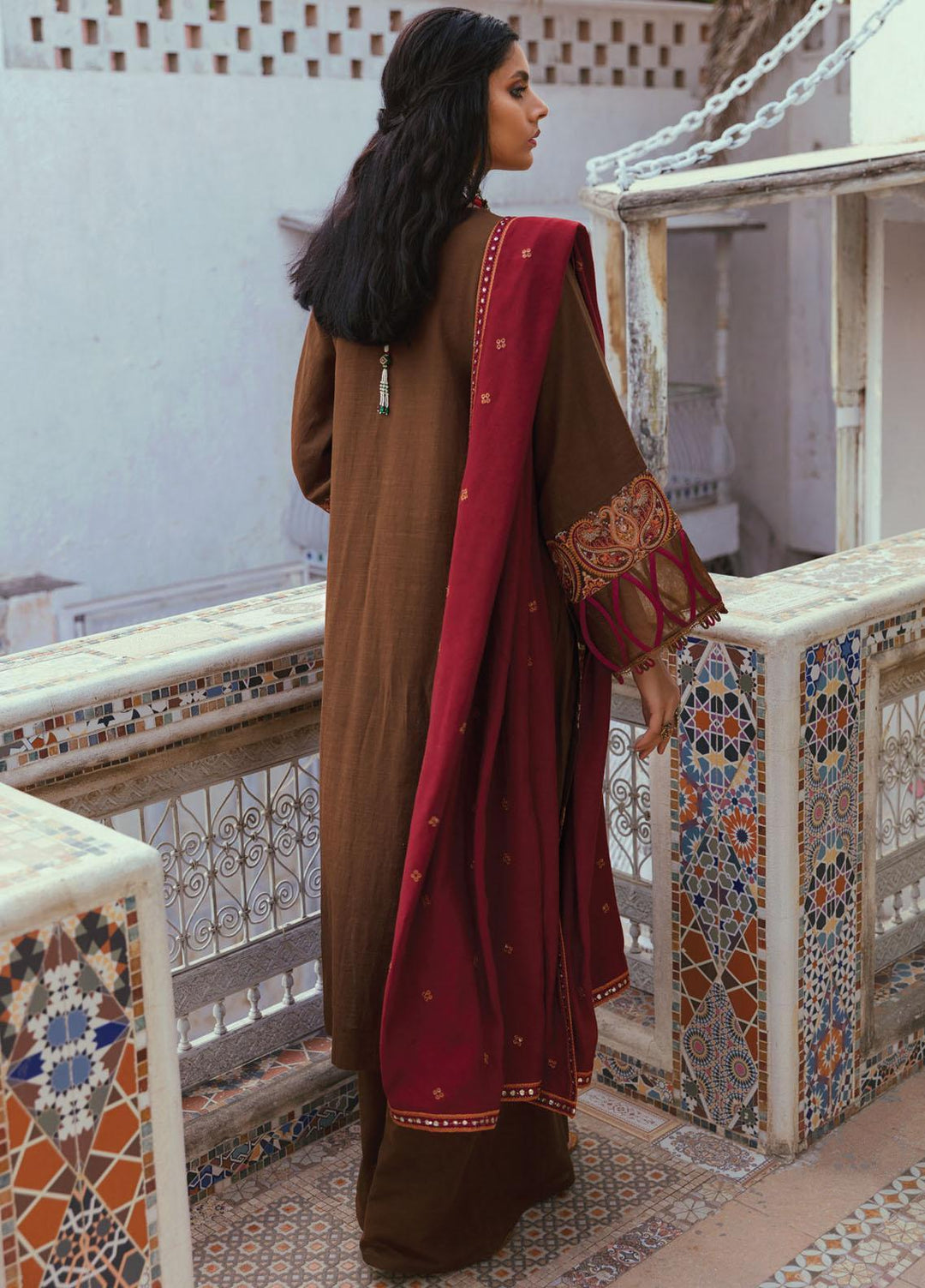 Faixa Faixal Premium by Ittehad Textiles Embroidered Khaddar Suits Unstitched 3 Piece IT21FXP D-09 BANU - Winter Collection