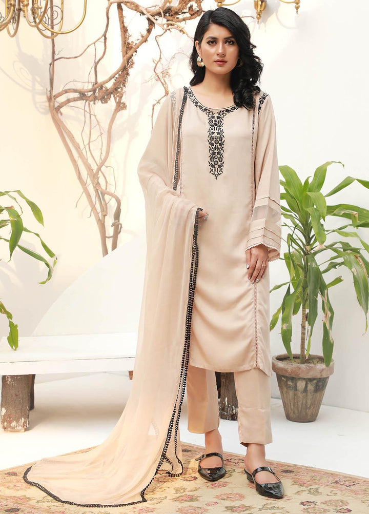 Faiza Aly Pret  Linen 3 Piece Suit FAY23TC Skin