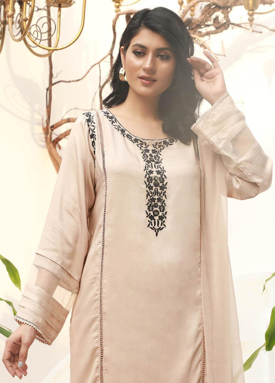 Faiza Aly Pret  Linen 3 Piece Suit FAY23TC Skin