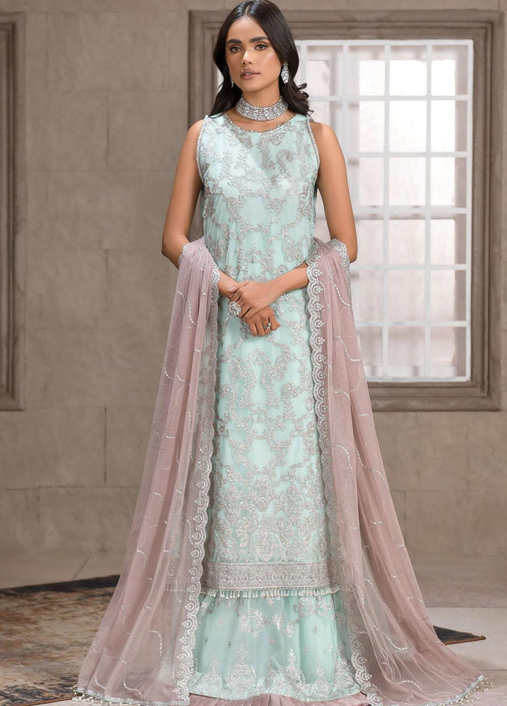 Falak by Zarif Embroidered  Suits Unstitched 3 Piece ZF22F ZF-08 Claudia - Festive Collection