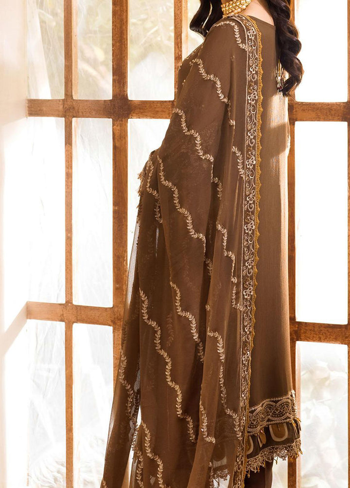 Farasha Embroidered Chiffon Suits Unstitched 3 Piece FSH22C 03 Leila - Luxury Collection