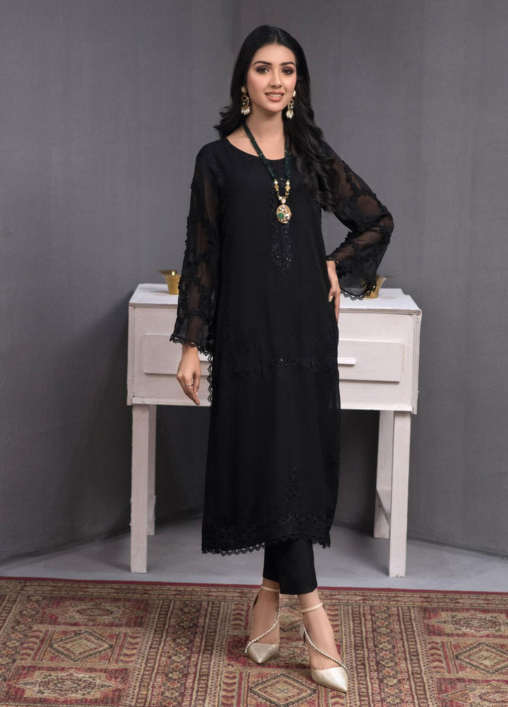 Fascino Embroidered Chiffon  Unstitched Kurties FN23DV Ella - Festive Collection