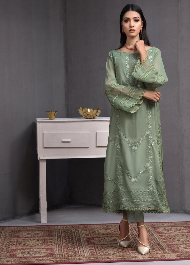 Fascino Embroidered Chiffon  Unstitched Kurties FN23DV Merlot - Festive Collection