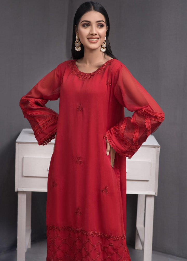 Fascino Embroidered Chiffon  Unstitched Kurties FN23DV Norabel - Festive Collection