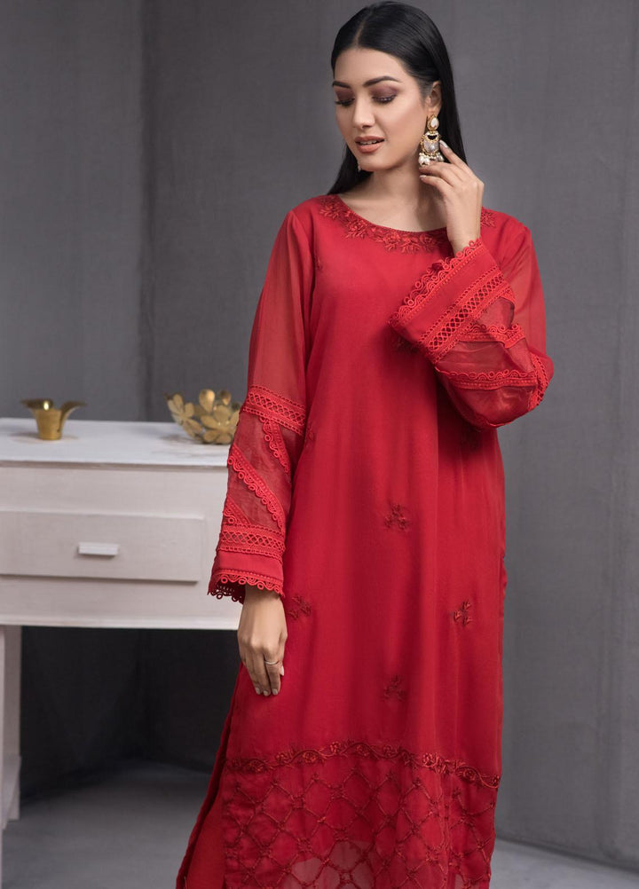 Fascino Embroidered Chiffon  Unstitched Kurties FN23DV Norabel - Festive Collection
