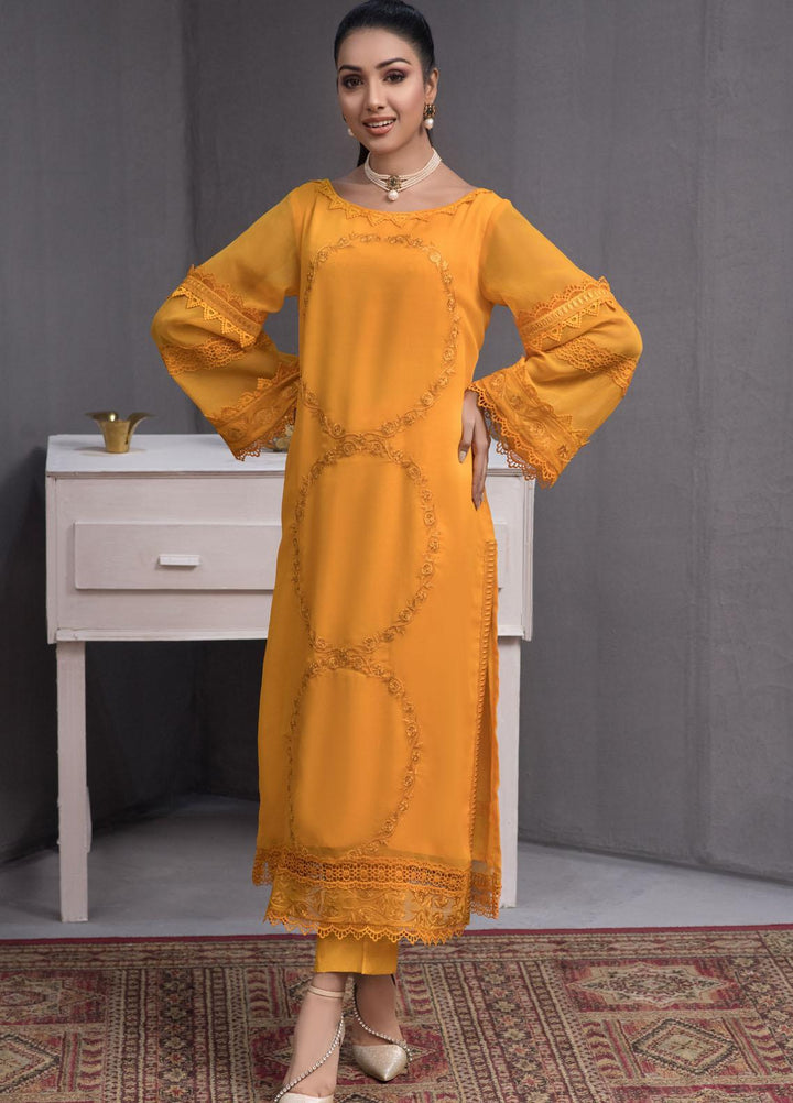 Fascino Embroidered Chiffon  Unstitched Kurties FN23DV Riojo - Festive Collection
