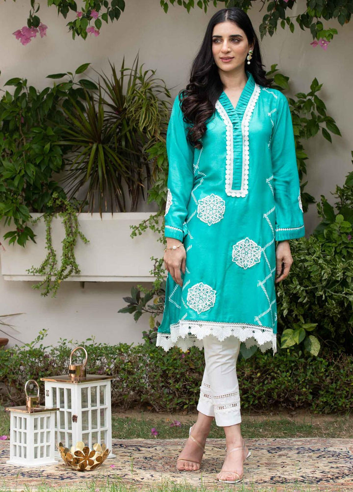 Fascino Luxury Pret  Cotton Net Shirt FN21ES JASMINE