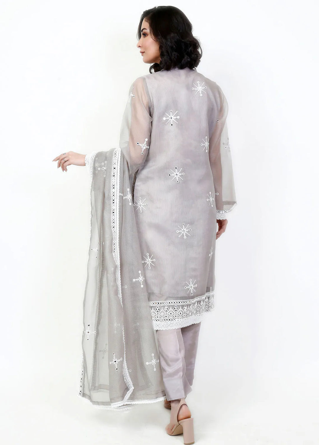 Fashion Porters Embroidered Cotton Net Suit Unstitched 4 Piece Suit FP24T SUS22-TM1 - Festive Collection