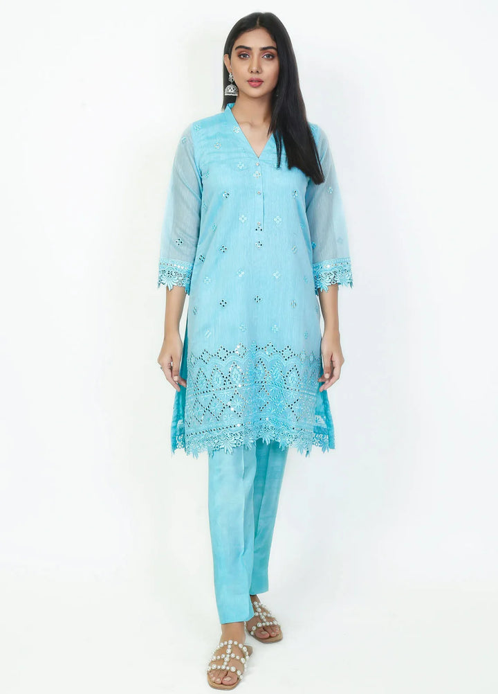 Fashion Porters Embroidered Cotton Net Suit Unstitched 4 Piece Suit FP24T SUS22-TM2 - Festive Collection